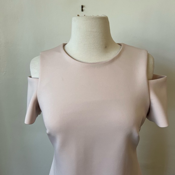 Calvin Klein Blush Midi Bodycon Dress - Picture 3 of 8